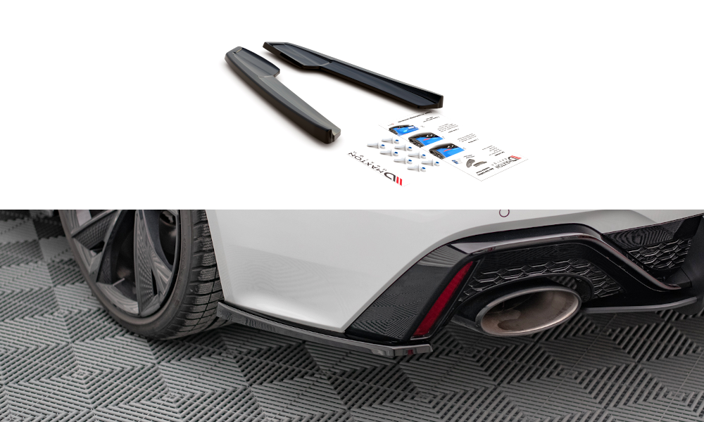 Zijdiffuser V.1 Audi RS6 / RS7 C8 Maxton Glanzend Zwart