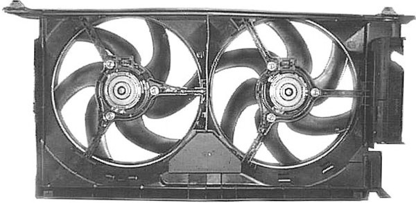 Radiator FAN BERLINGO/PARTNER 01-05 335mm 1.8/1.9/2.0 DS