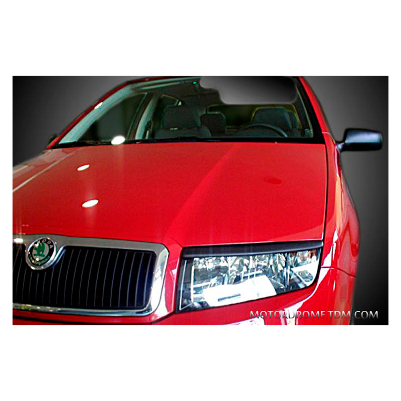 Koplampspoilers  Skoda Fabia 6Y 1999-2007 (ABS)