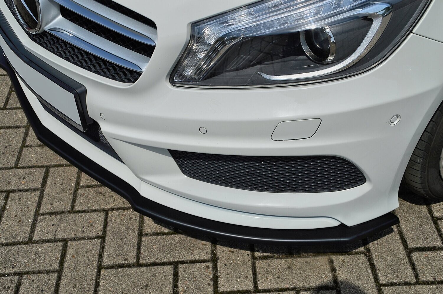 Voorspoiler ABS Mercedes CLA AMG-Line W117 + Shootingbrake ABE