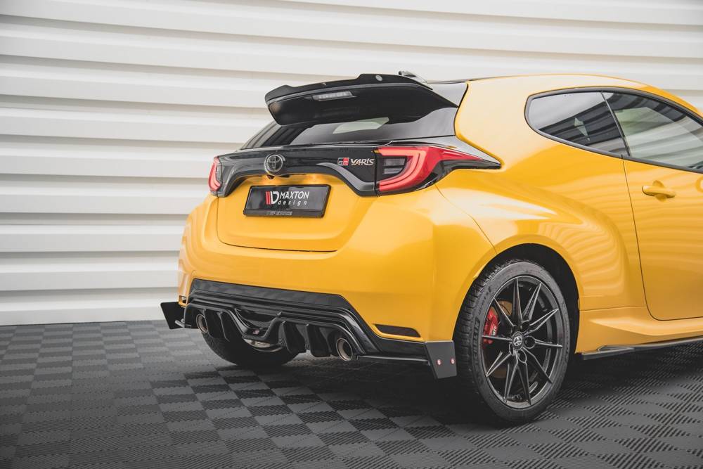 Zijdiffuser met Canards Toyota GR Yaris MK4 Maxton Glans Zwart