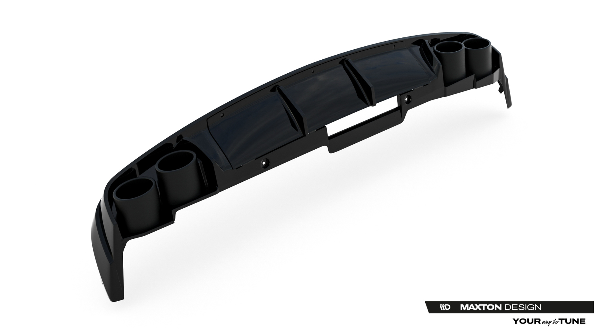Achterbumper + Imitatie Uitlaateindstukken Audi A6 Sedan / Avant C8 / C8 Facelift