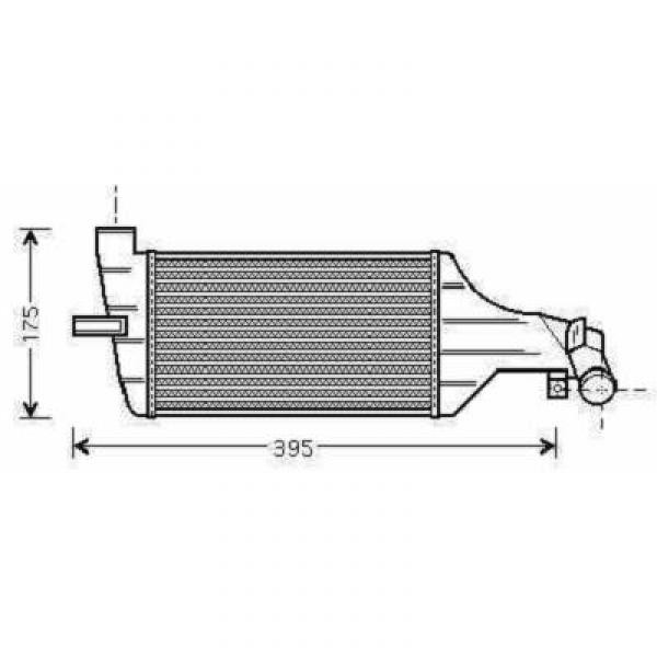 Intercooler ZAFIRA 00->> 220x127x66