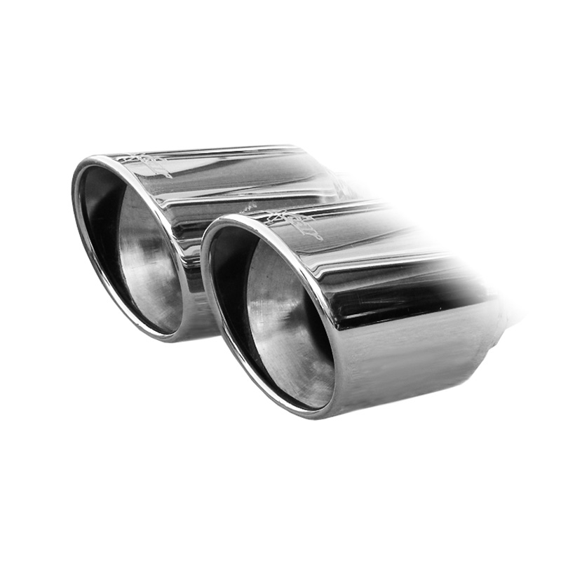 100% RVS Sportuitlaat  Volkswagen Golf VI 2.0TDi GTD (170pk) 2009- 2x80mm X-Race