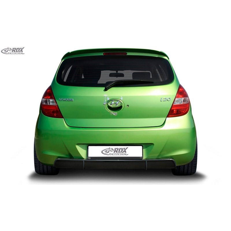 Achterskirt 'Diffusor'  Hyundai i20 PB/PBT 2008-2012 (ABS zwart glanzend)