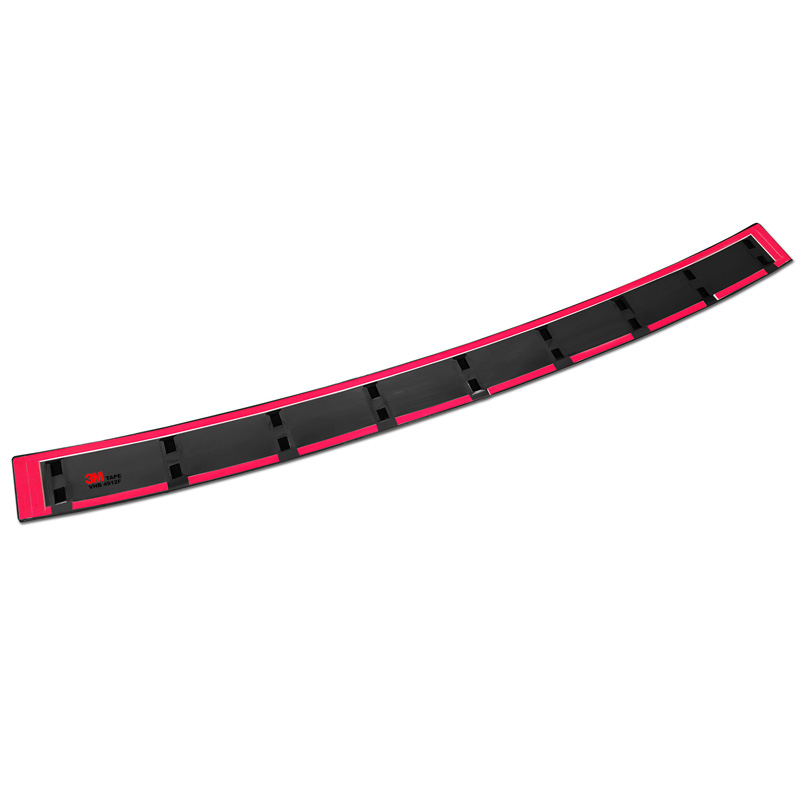 Zwart RVS Achterbumperprotector  BMW 5-Serie G31 FL Touring 2020-2024 excl. M-Sport 'STRONG EDITION'