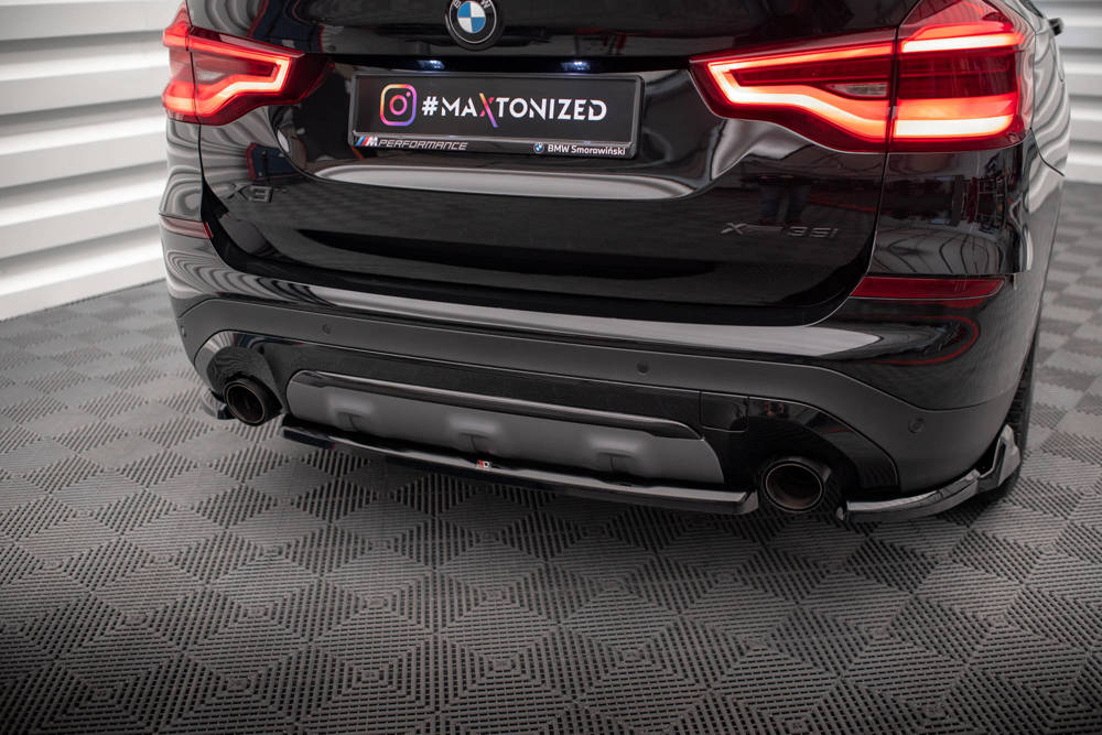 Diffuser BMW X3 G01 2017 - 2021 Maxton Glans Zwart