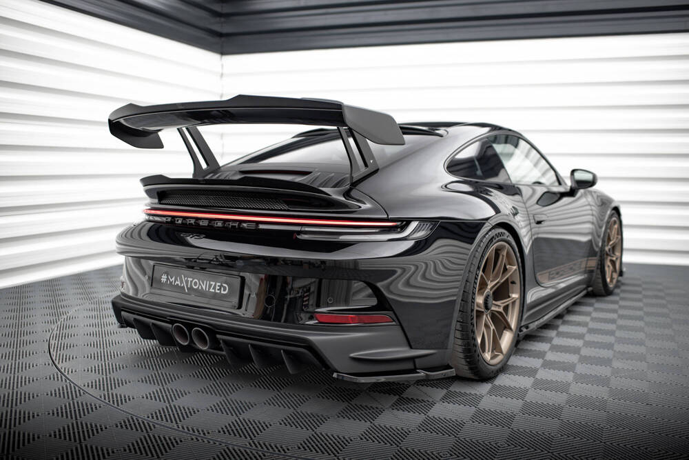 Zijdiffusers Porsche 911 992 GT3 Maxton Glans Zwart