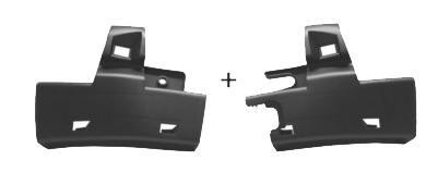 achterbumpersteun, set, buiten Peugeot 307, 2000-2005
