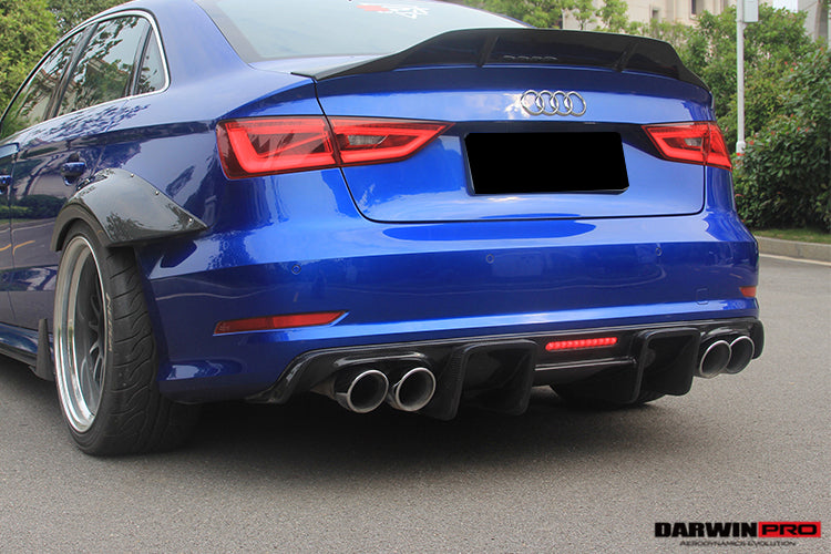 Audi S3/ A3 Sline Sedan BKSS Style Diffuser Carbon 2013-2016