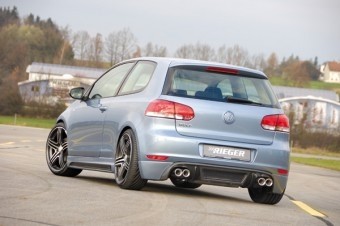 Achterbumper Diffusor VW Golf VI Rieger Duplex