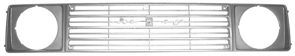Radiator Grill SJ 413 86-91 ZILVERKLEUR/ZWART