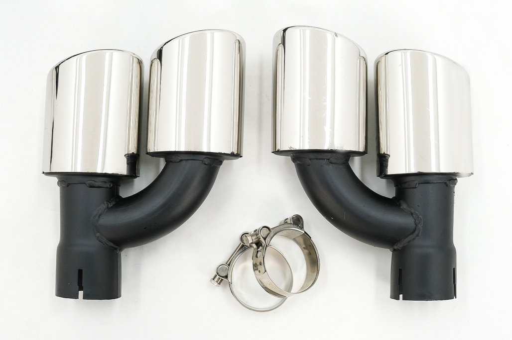 Diffuser S5 Look Audi A5 F5 FL S-Line 2020- Glans Zwart