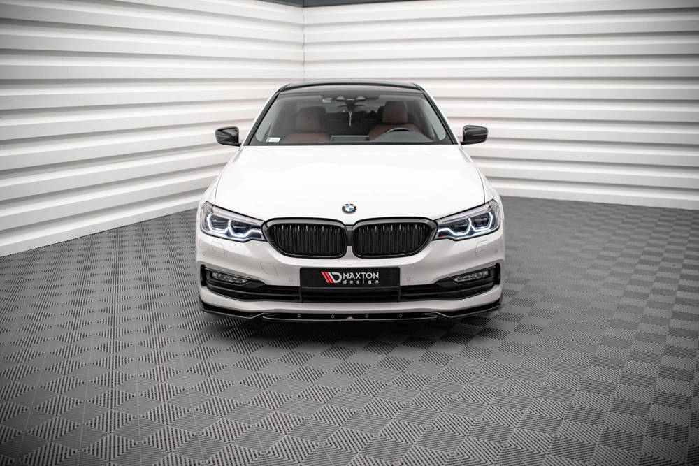 Voorspoiler V.2 BMW 5-Serie G30 Maxton Glans Zwart