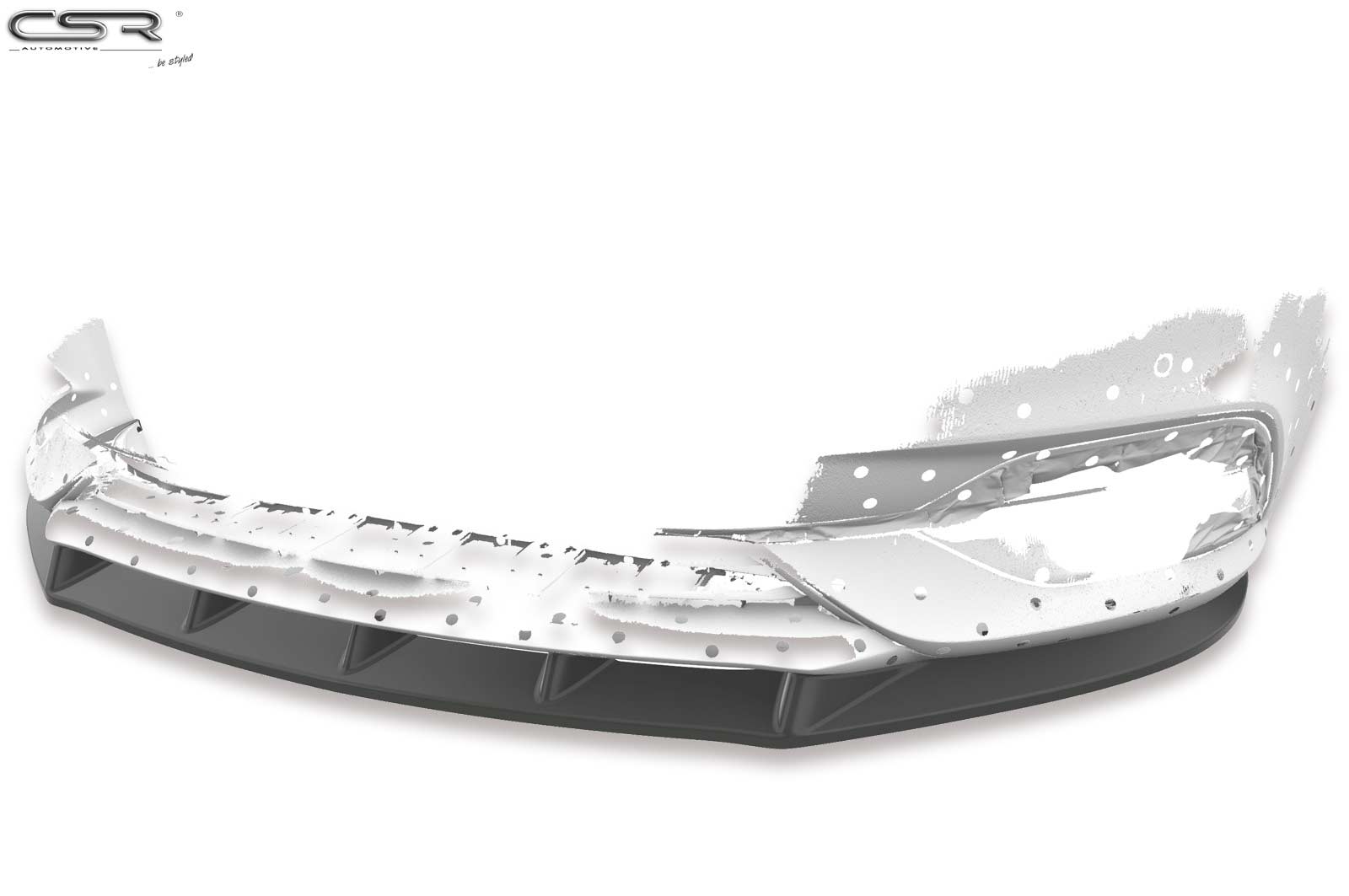 Voorspoiler Opel Insignia B Glans Zwart – 2017–2020
