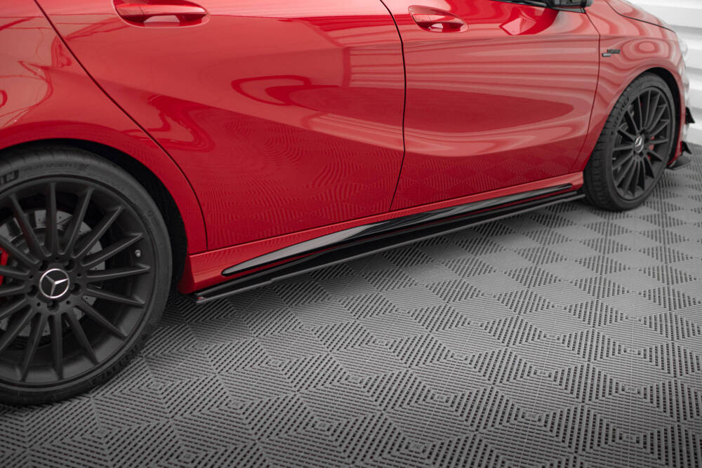 Zijskirts Mercedes A Klasse AMG Pakket / A45 AMG W176 Maxton Street Pro