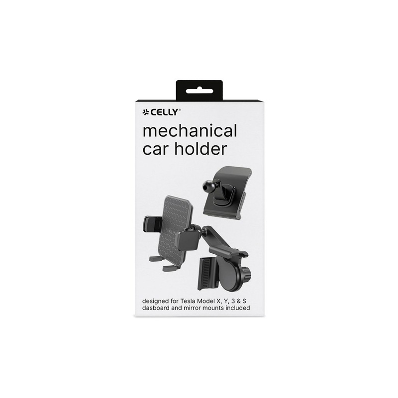 Celly smartphone houder Mount Plus  Tesla Model 3, S, X en Y