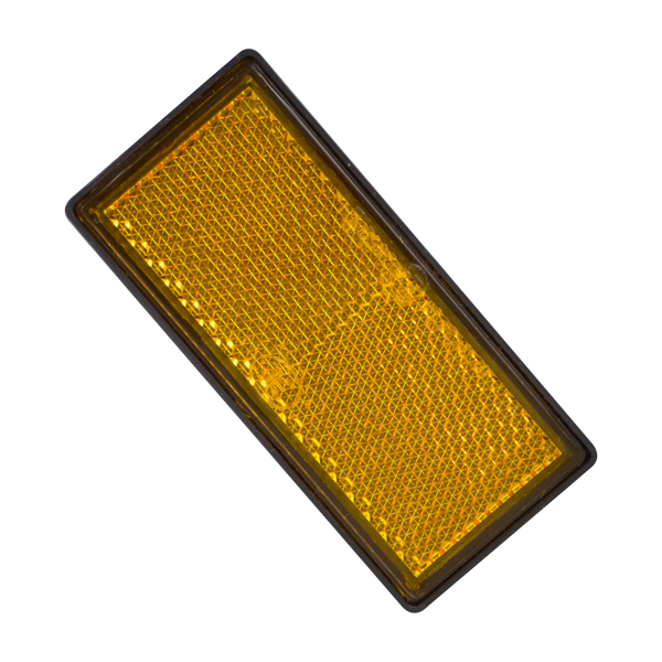 Reflector oranje 86x40mm onverpakt