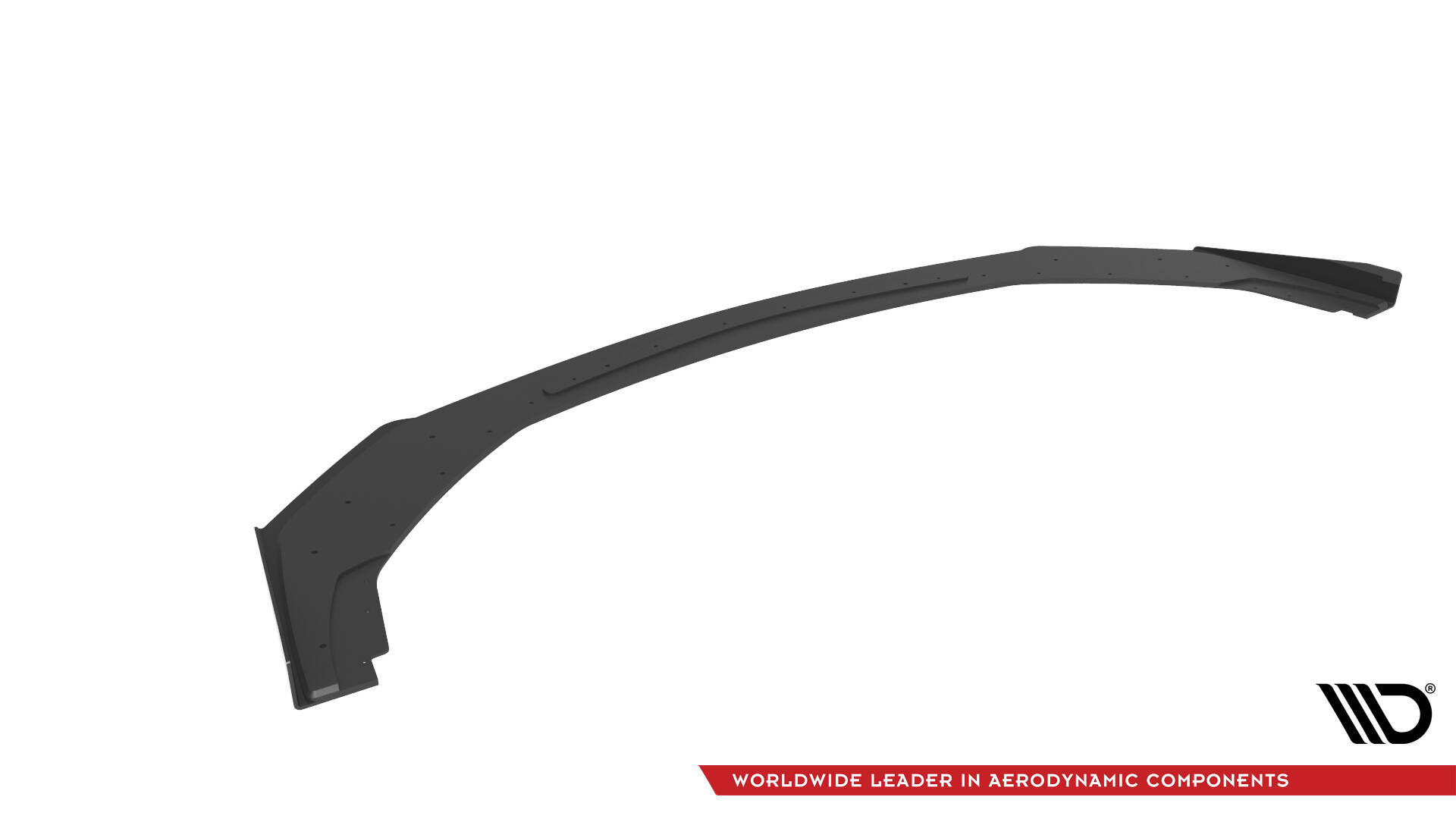 Street Pro Voorspoiler + Flaps Ford Mustang GT MK7 Maxton Glanzend zwart