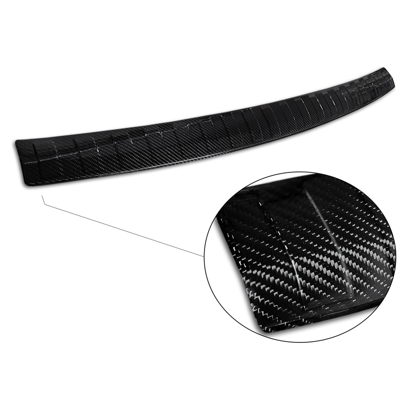 Echt 3D Carbon Achterbumperprotector  Mercedes GLS (X167) 2019-2023 & FL 2023- 'Ribs'