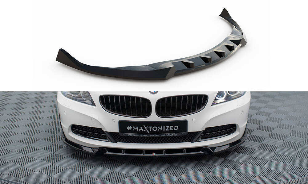 Voorspoiler V.2 BMW Z4 E89 Maxton Glans Zwart