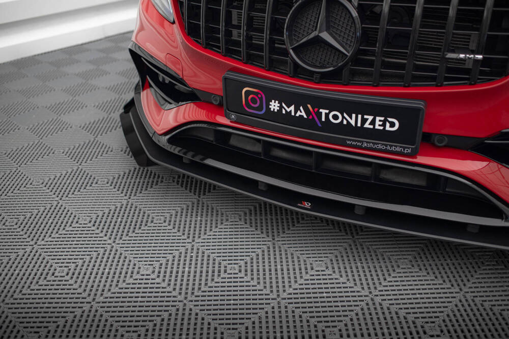 Voorspoiler met Canards Mercedes A45 AMG Aero Pack W176 FL Maxton Street Pro