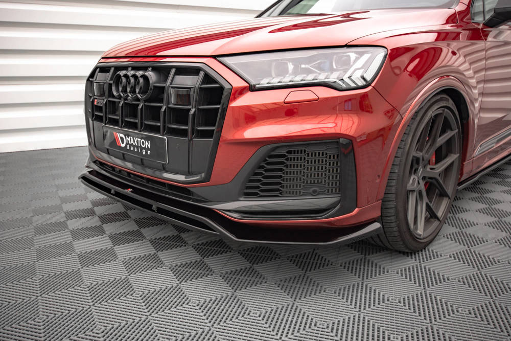 Voorspoiler Audi SQ7 / Q7 S-Line FL Maxton Glans Zwart