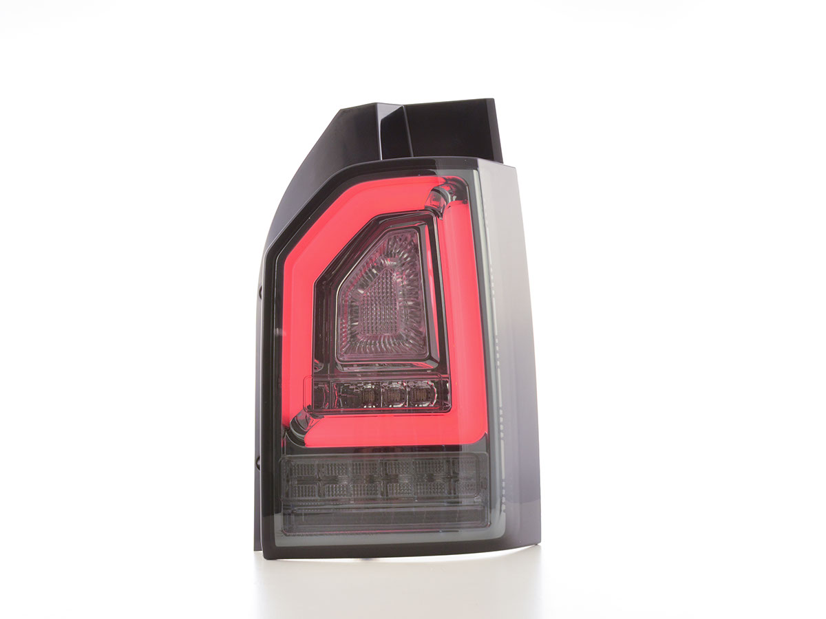 Achterlichten VW Transporter T6 LED Tube Dynamic Achterdeuren smoke