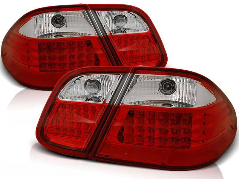 Achterlichten Led Mercedes W208 Rood/Wit 97-02