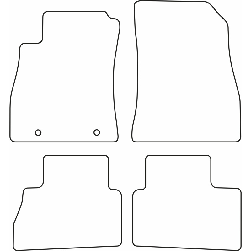 Automatten Velours  Nissan Juke 2010-2019