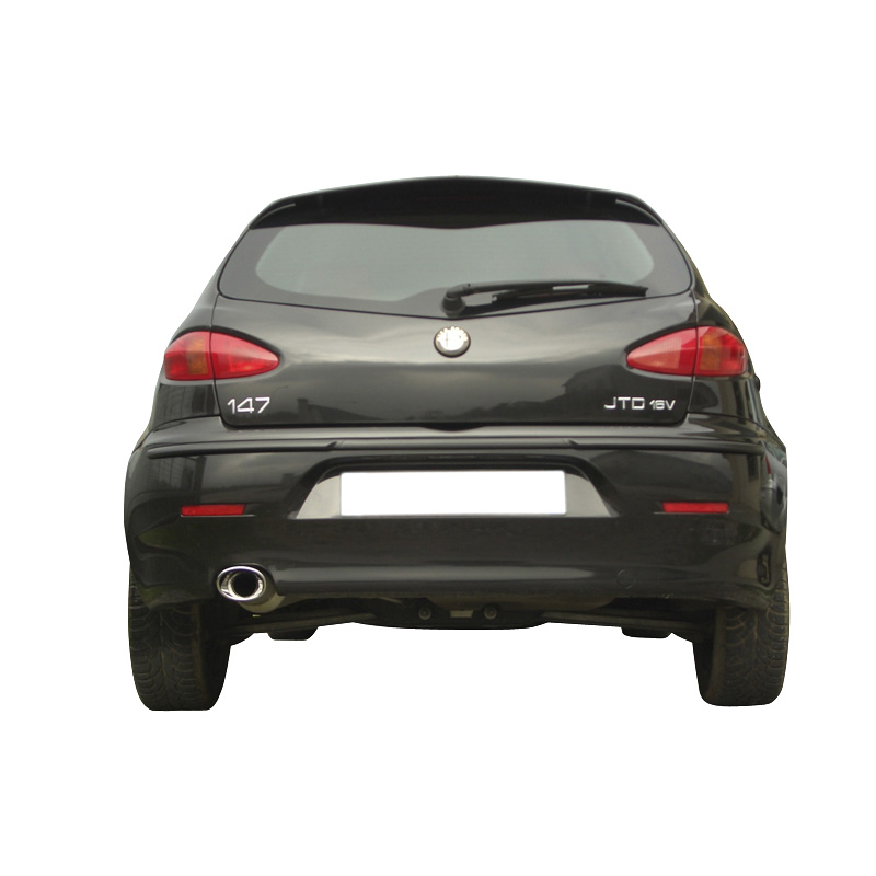 100% RVS Sportuitlaat  Alfa Romeo 147 1.9 JTD 2002- 120x80mm
