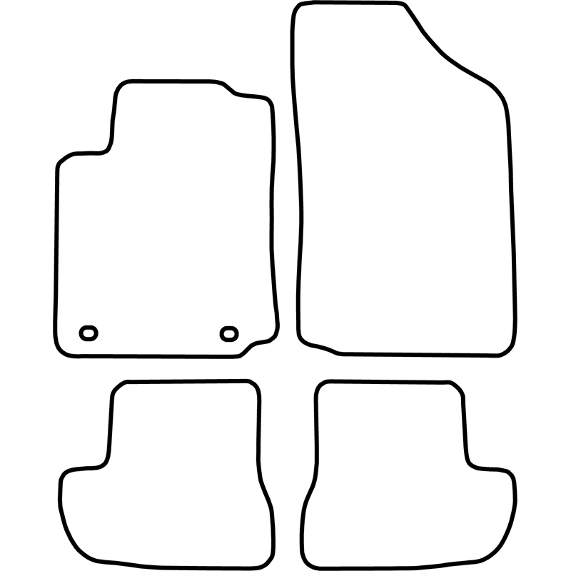 Automatten  Citroen C2 2003-2010