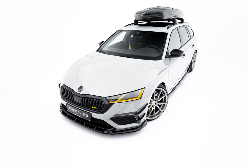Voorspoiler V.5 Skoda Octavia RS MK4 Maxton