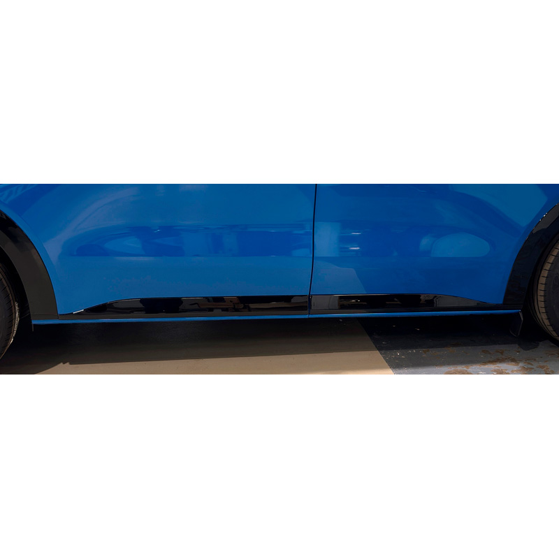 RGM Set Zijpanelen  Volkswagen Transporter T7 2024- & Ford Transit/Tourneo Custom 2023- Korte wielbasis - Glanzend Zwart
