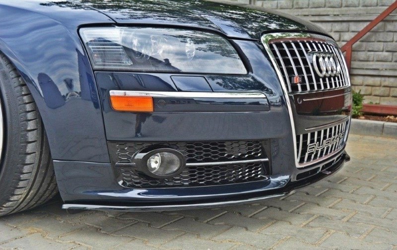 Voor Spoiler VW Audi S8 D3 Glanzend Zwart
