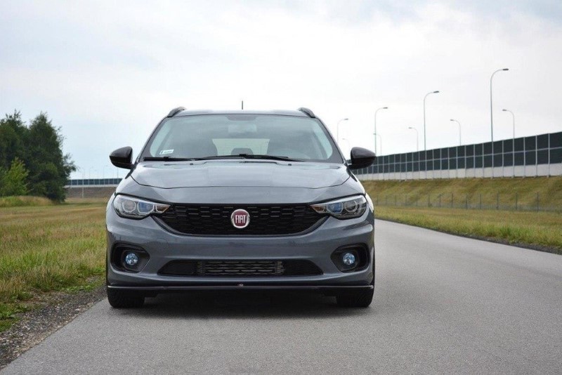 Voorspoiler Fiat Tipo S-Design Glanzend Zwart