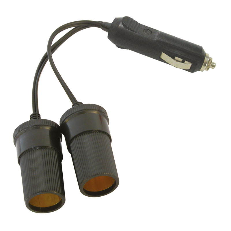 Carpoint Dubbele Contactdoos Sigarettenaansteker 2x12/24V 5A