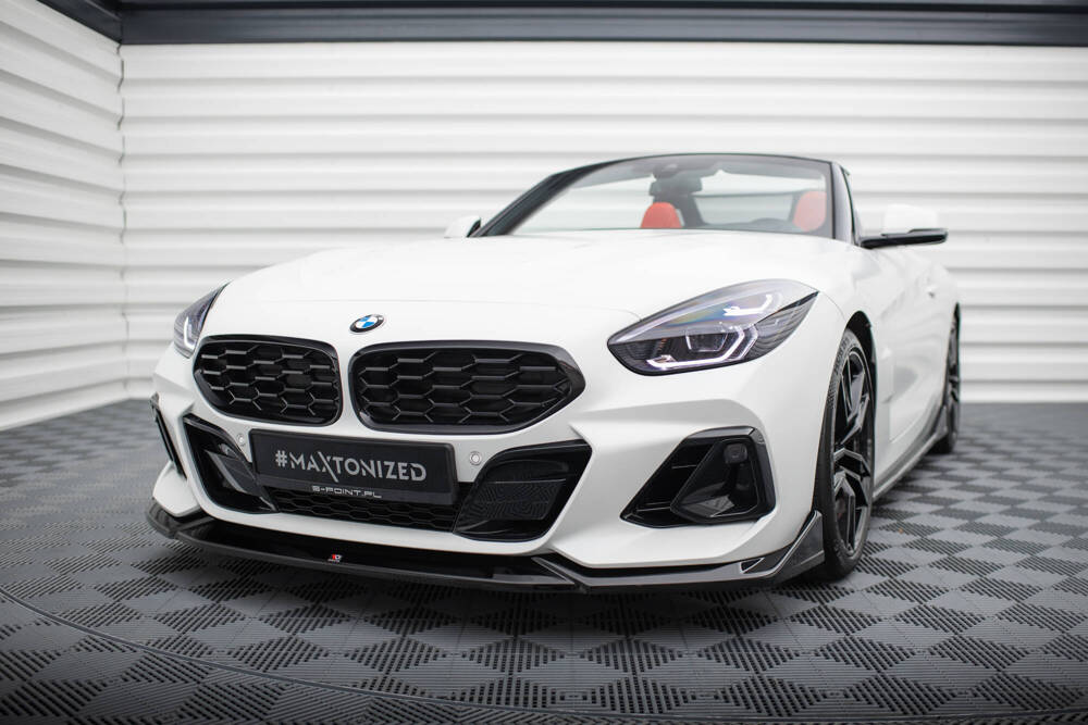 Voorspoiler BMW Z4 M40i / M Pakket G29 Glans Zwart