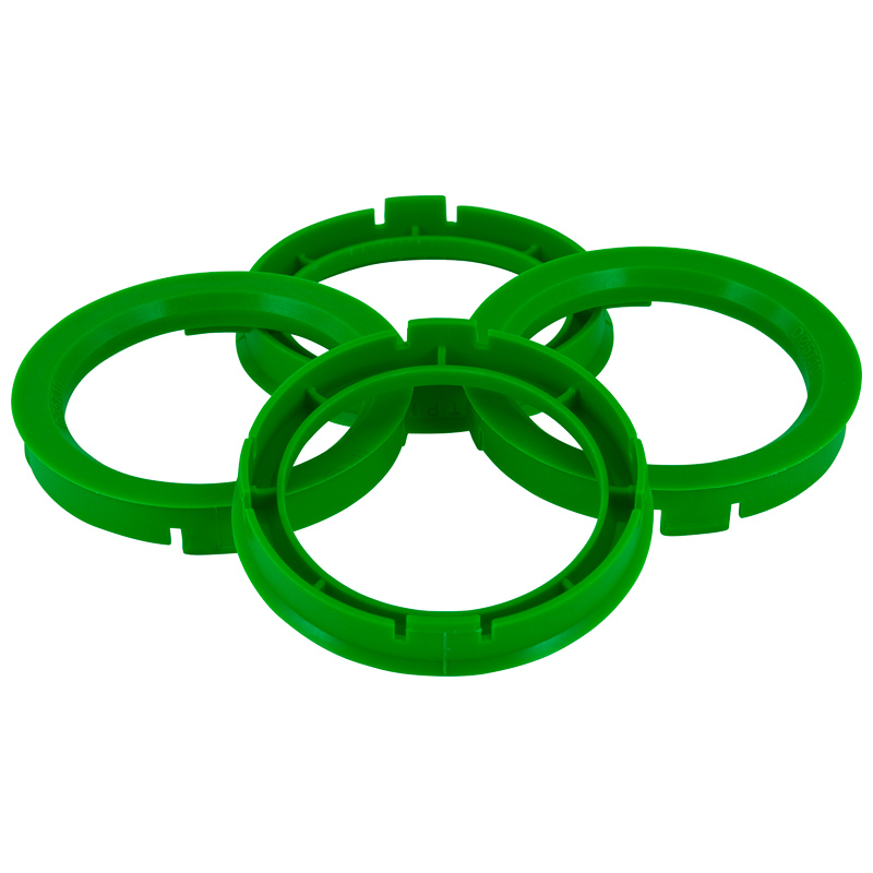 Set TPI Centreerringen - 70.4->59.1mm - Sea Foam Groen