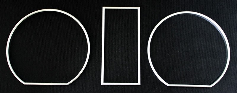 Tellerringen VW Polo 9N/9N2 01-09 Chrome (4pcs)