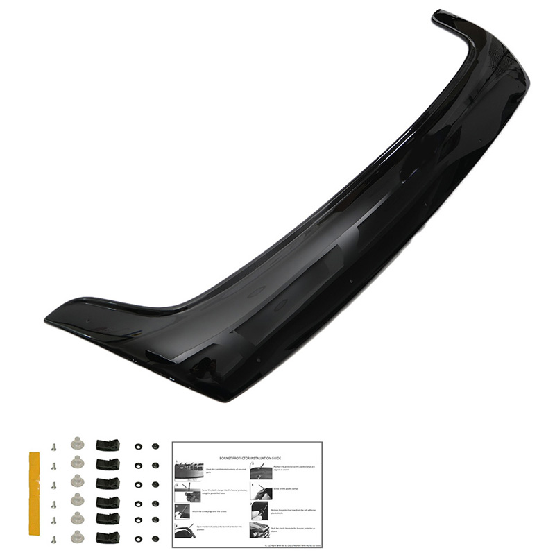 Motorkapbeschermer (steenslagcover)  Renault Master 3e Gen. 2010-2014 - Glanzend zwart