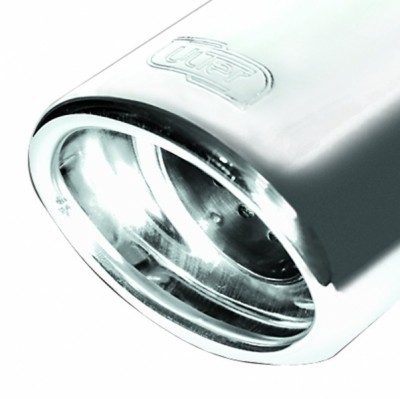 Einddemper Fiat Cinquecento 1992-1998 RVS eindstuk 95x65mm rond