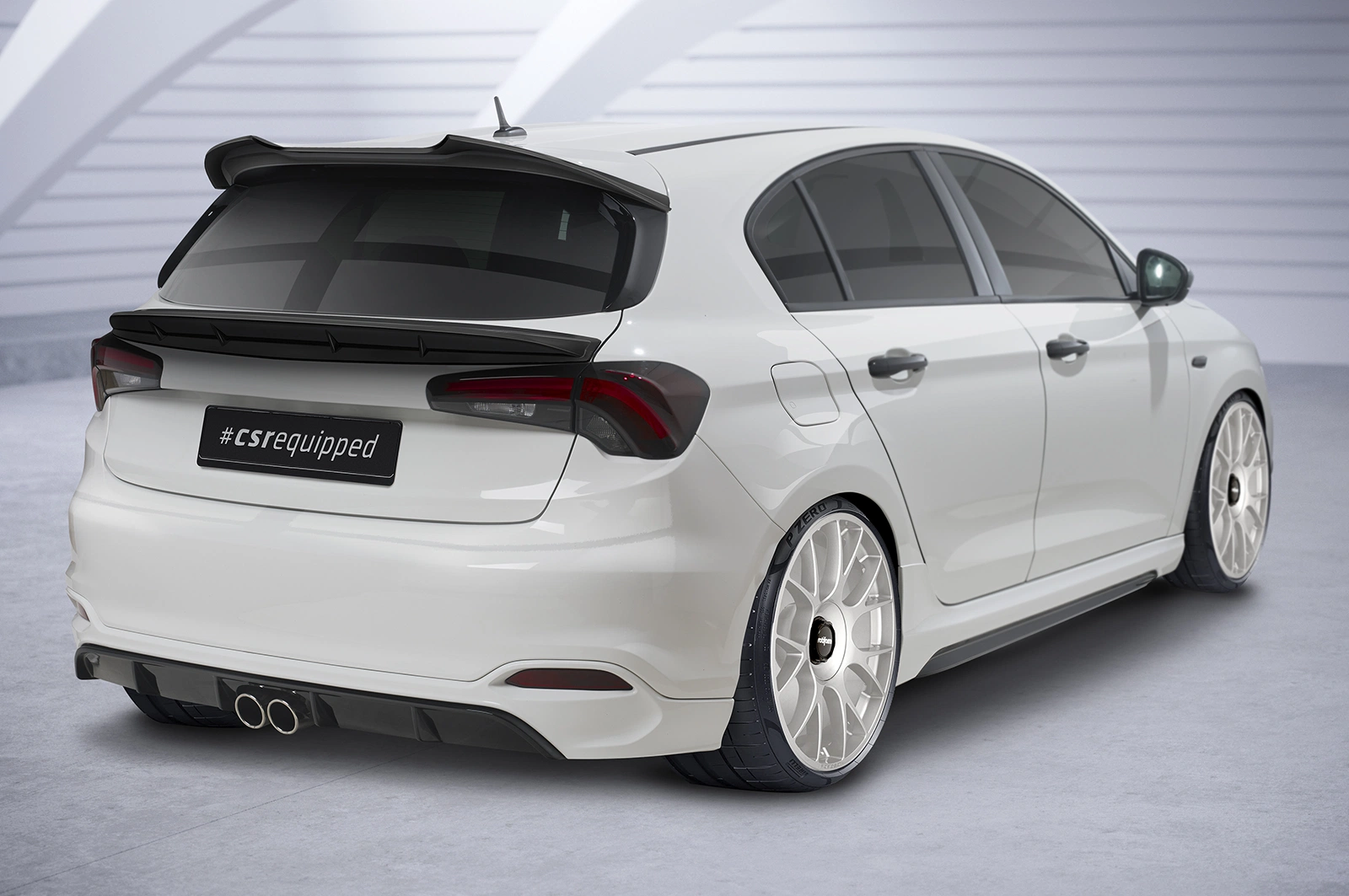 Achterspoiler Fiat Tipo (Typ 356) Sport Glans Zwart – CSR Design (2015-)