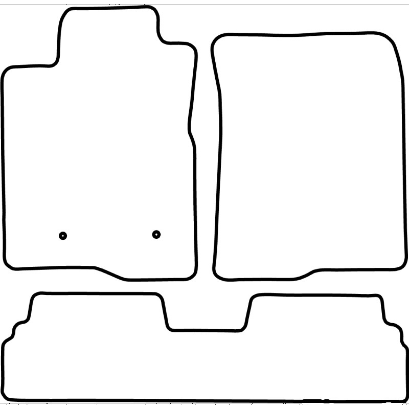 Automatten  Toyota Corolla Verso 2006-2009 (5-Personen)