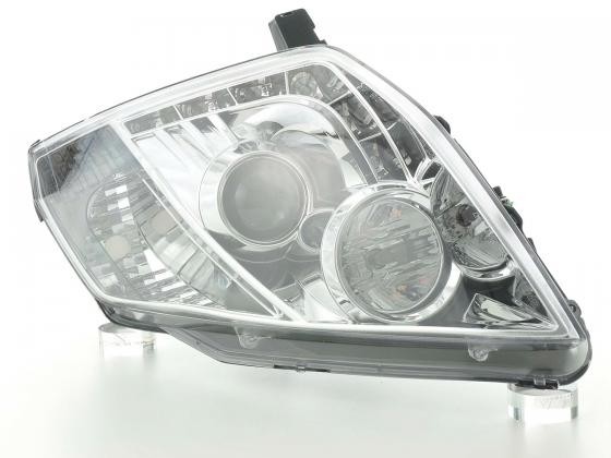 Koplampen Nissan 350Z devil eyes DRL-look chroom