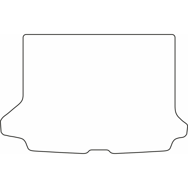 Velours Kofferbakmat  Audi Q2 2016-