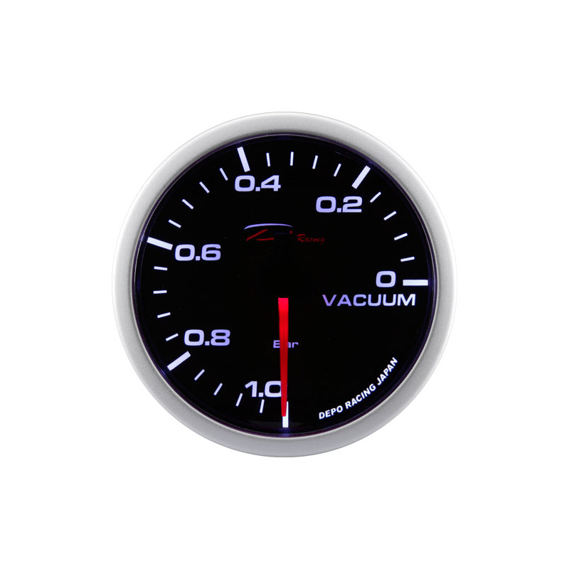 Depo Racing WA-Series Instrument - Vacuüm -1,0>0,2 bar - 52mm