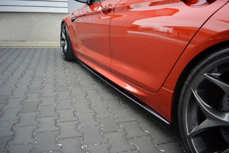 Zijskirts Diffusers BMW M6 GRAN COUPÉ Glanzend Zwart