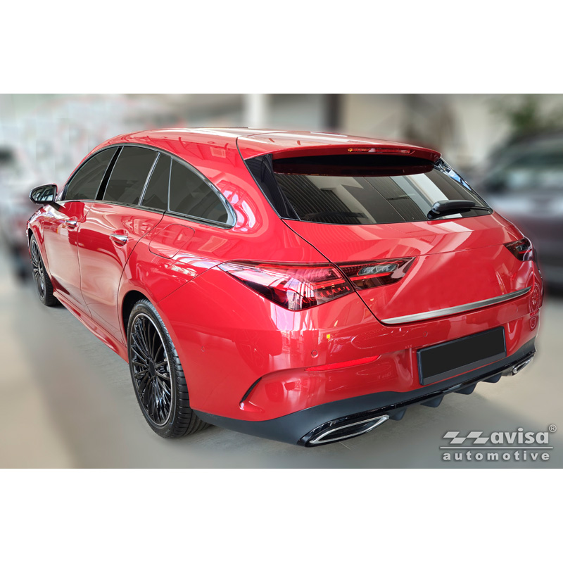 Avisa Geborsteld RVS Kofferbak Sierlijst  Mercedes CLA Shooting Brake (X118) 2019-