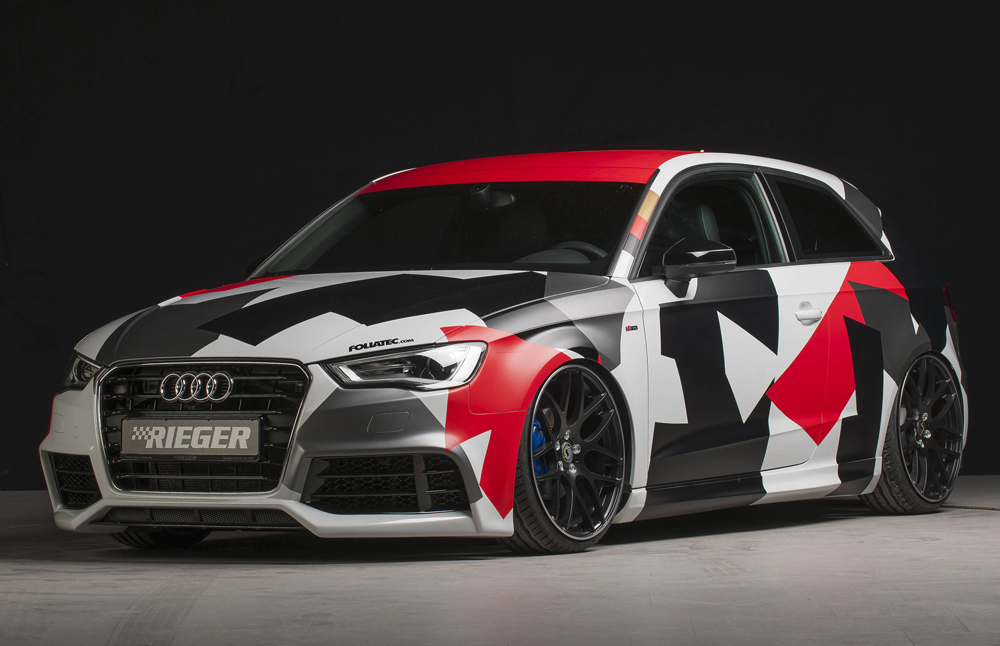 Zijskirts Rieger Audi A3 8V Sedan S-line